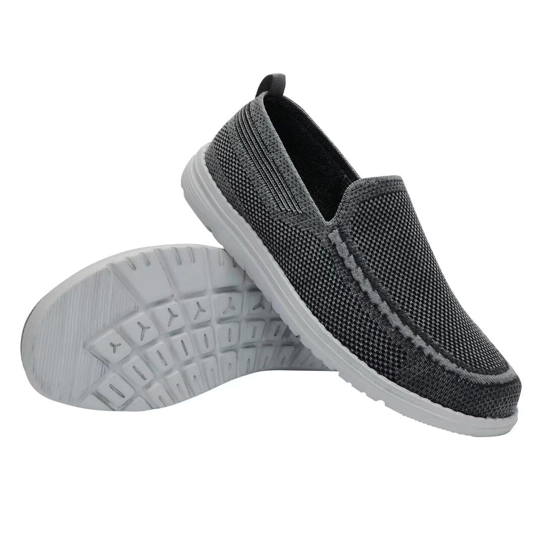 Men Wide Width Slip On Shoes Loafer with Arch Support Insoles Men Casual Shoes