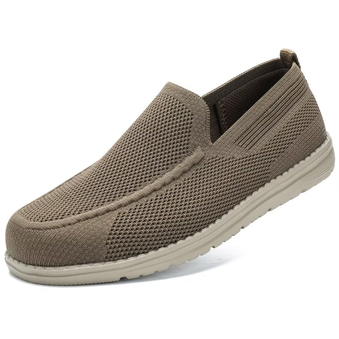 Men Wide Width Slip On Shoes Loafer with Arch Support Insoles Men Casual Shoes