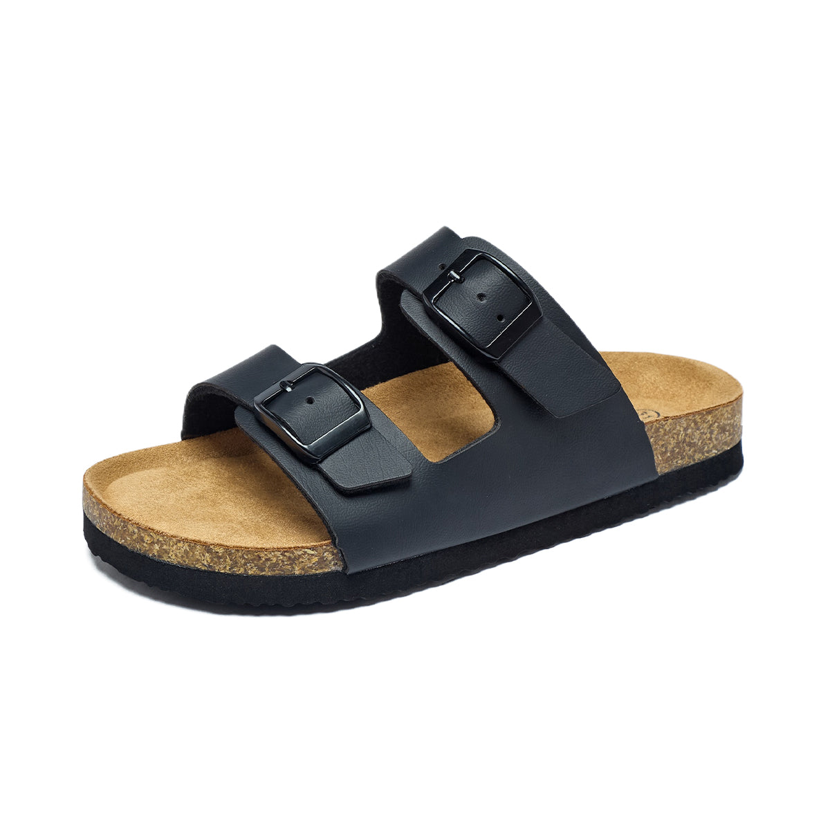 Adjustable boys and girls cork sandals with slip-resistant soles