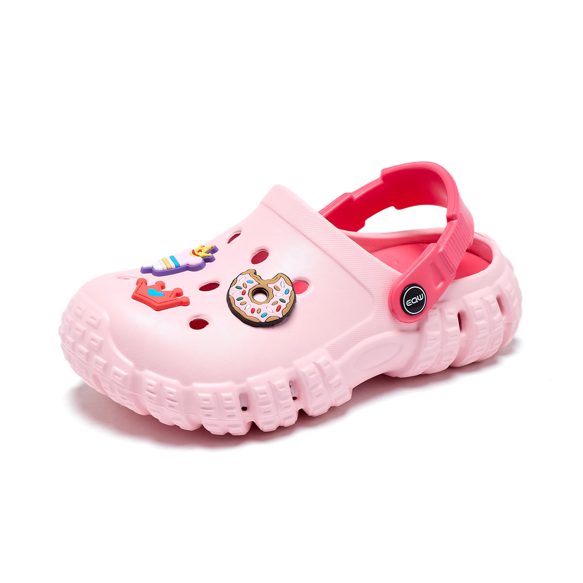 Lightweight Kids Clogs with Charms, Non-Slip, Ages 3-12
