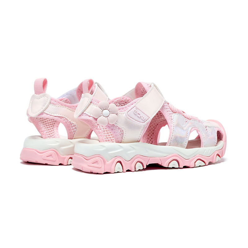 Closed Toe Sandals for Girls, Non-Slip, Lightweight, Perfect for Outdoors