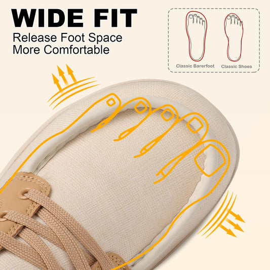 Womens Walking Shoes Barefoot Running Shoes Wide Toe Zero Drop Tennis Sneakers