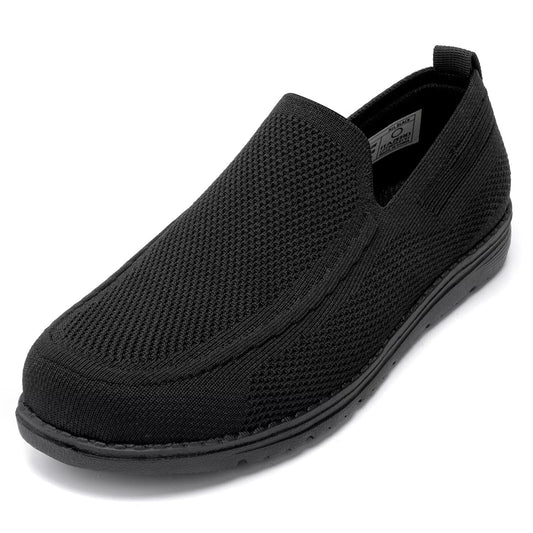 Men Wide Width Slip On Shoes Loafer with Arch Support Insoles Men Casual Shoes