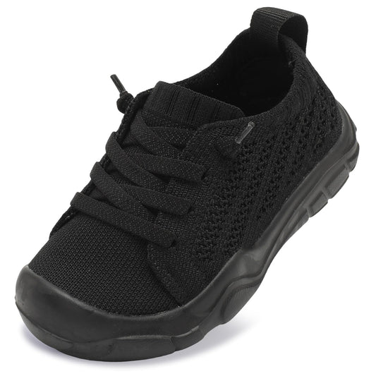 Toddler Shoes for Boys Girls Slip on Sneakers Wide Toe Walking Shoes