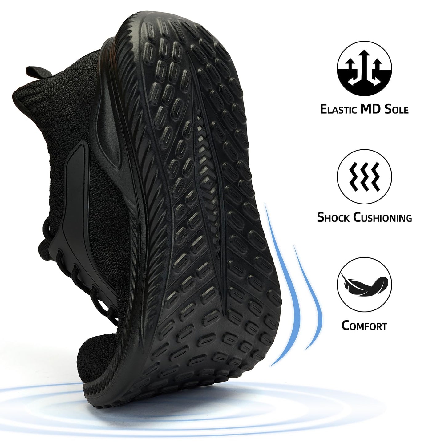 Mens Wide Sneakers Walking Shoes - Wide Slip on Tennis Shoes