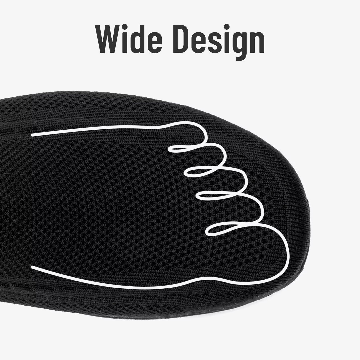 Men Wide Width Slip On Shoes Loafer with Arch Support Insoles Men Casual Shoes