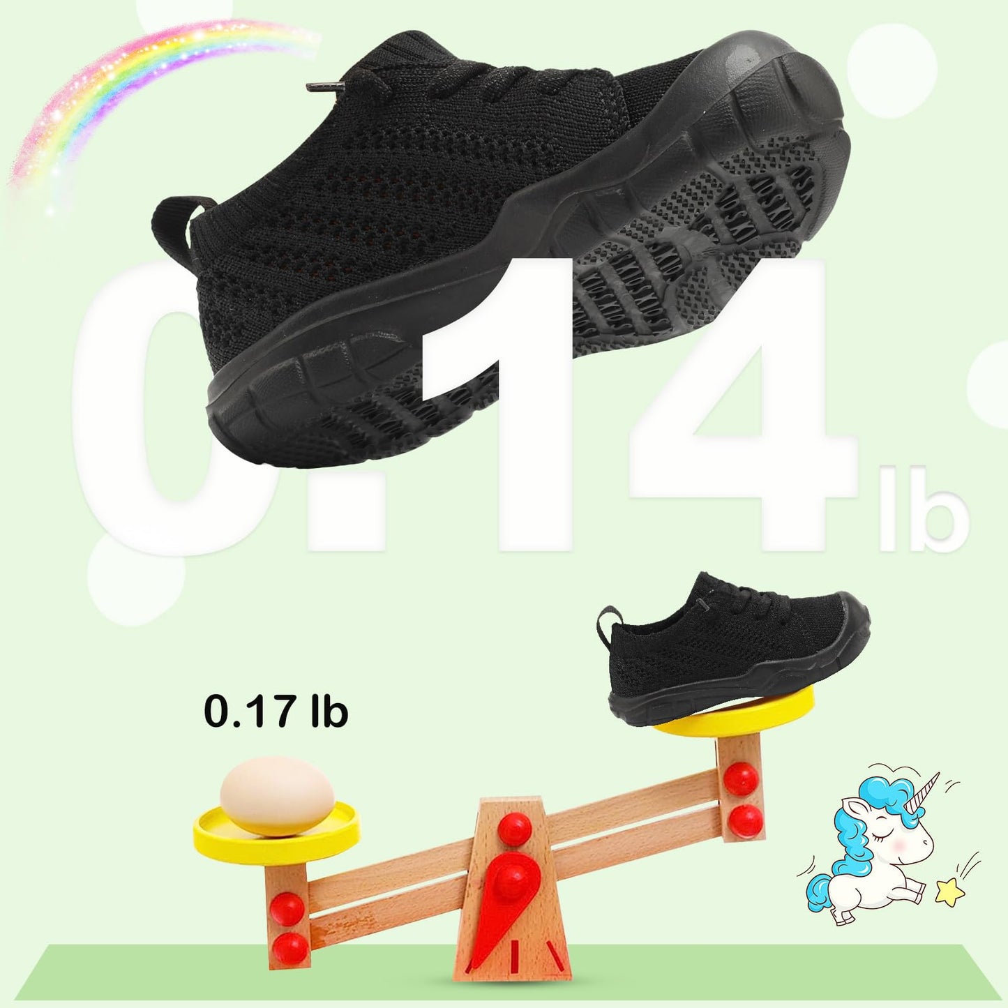 Toddler Shoes for Boys Girls Slip on Sneakers Wide Toe Walking Shoes