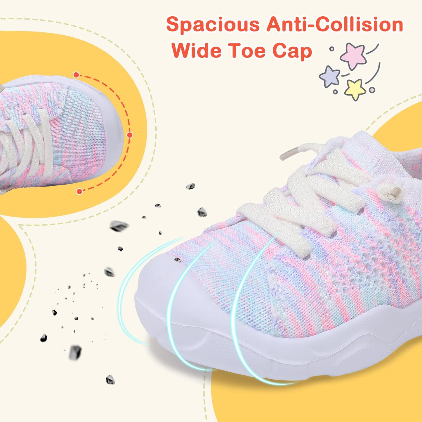 Toddler Shoes Boys Girls Barefoot Shoes Kids Breathable Sneakers