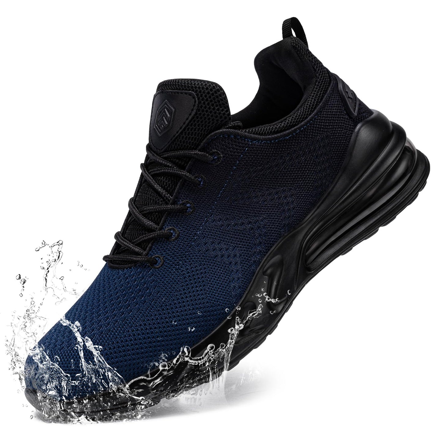 Mens Non Slip Work Shoes Slip On Water Resistant Walking Sneakers