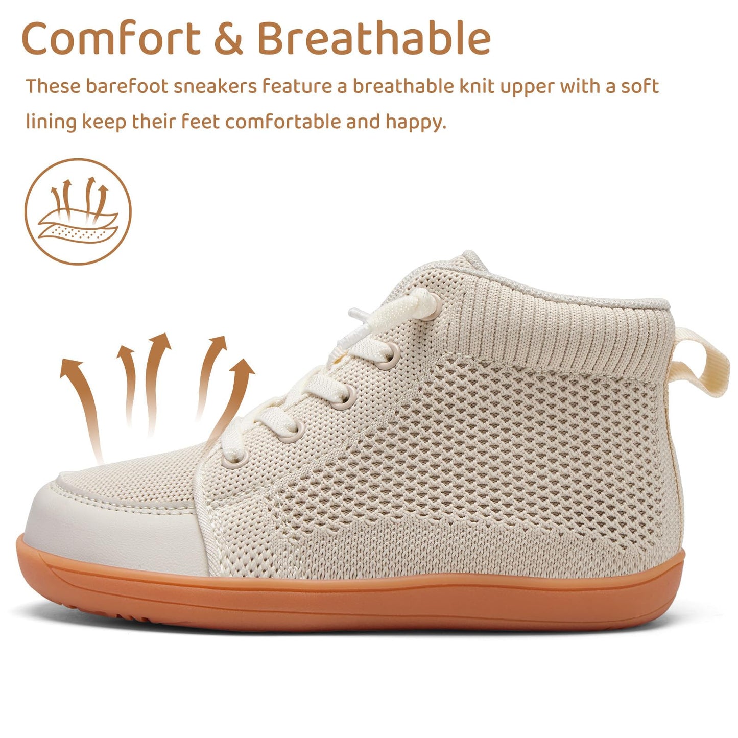 Toddler Little Kids Wide Barefoot Shoes Girls Boys Lightweight Boots