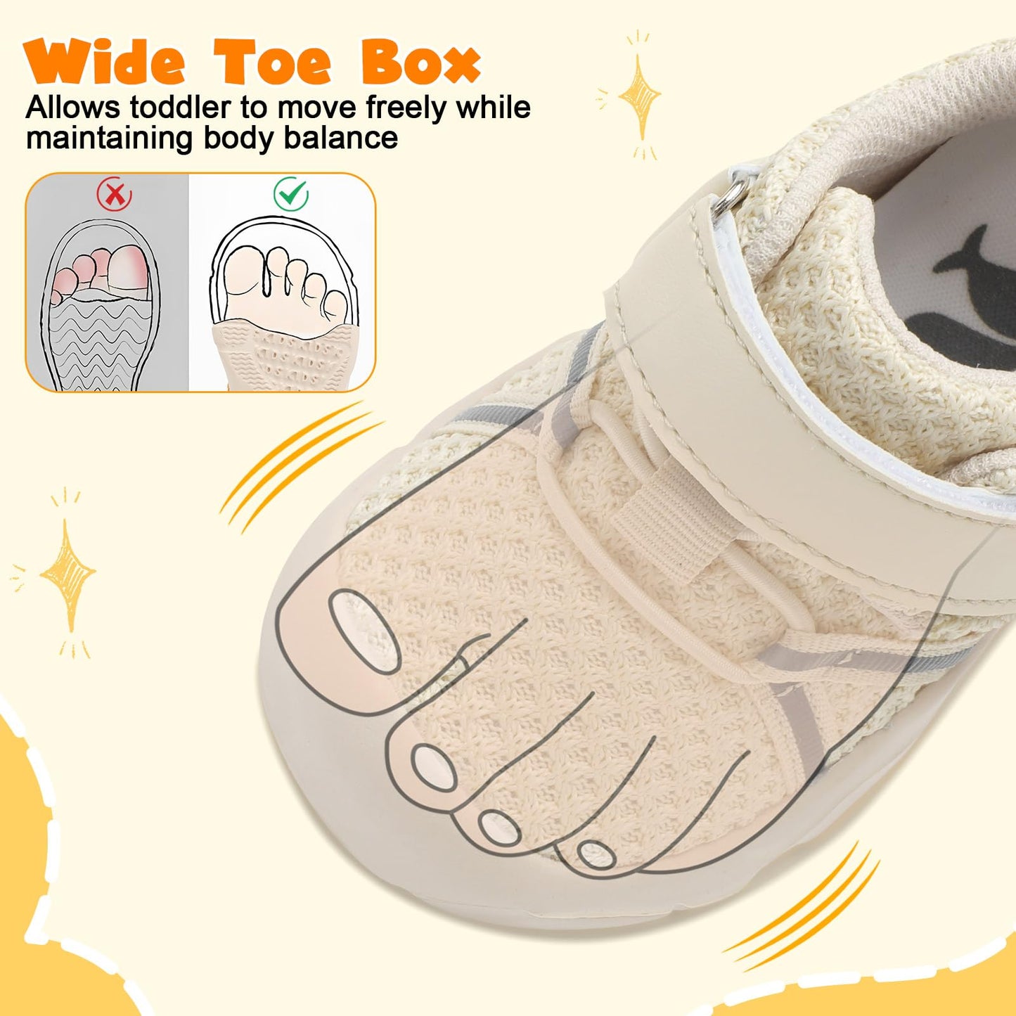 Toddler Sneakers Wide Toddler Shoes Boys Girls Tennis Shoes