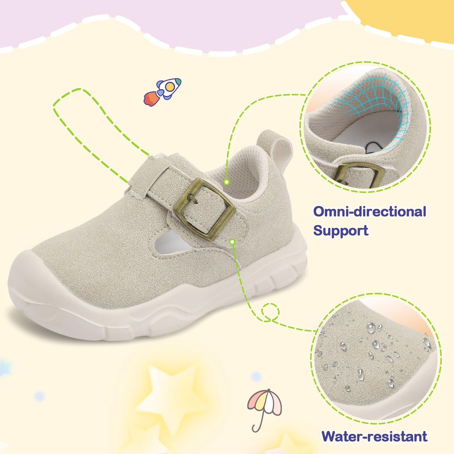 Toddler Shoes Girls Boys Wide Barefoot Shoes