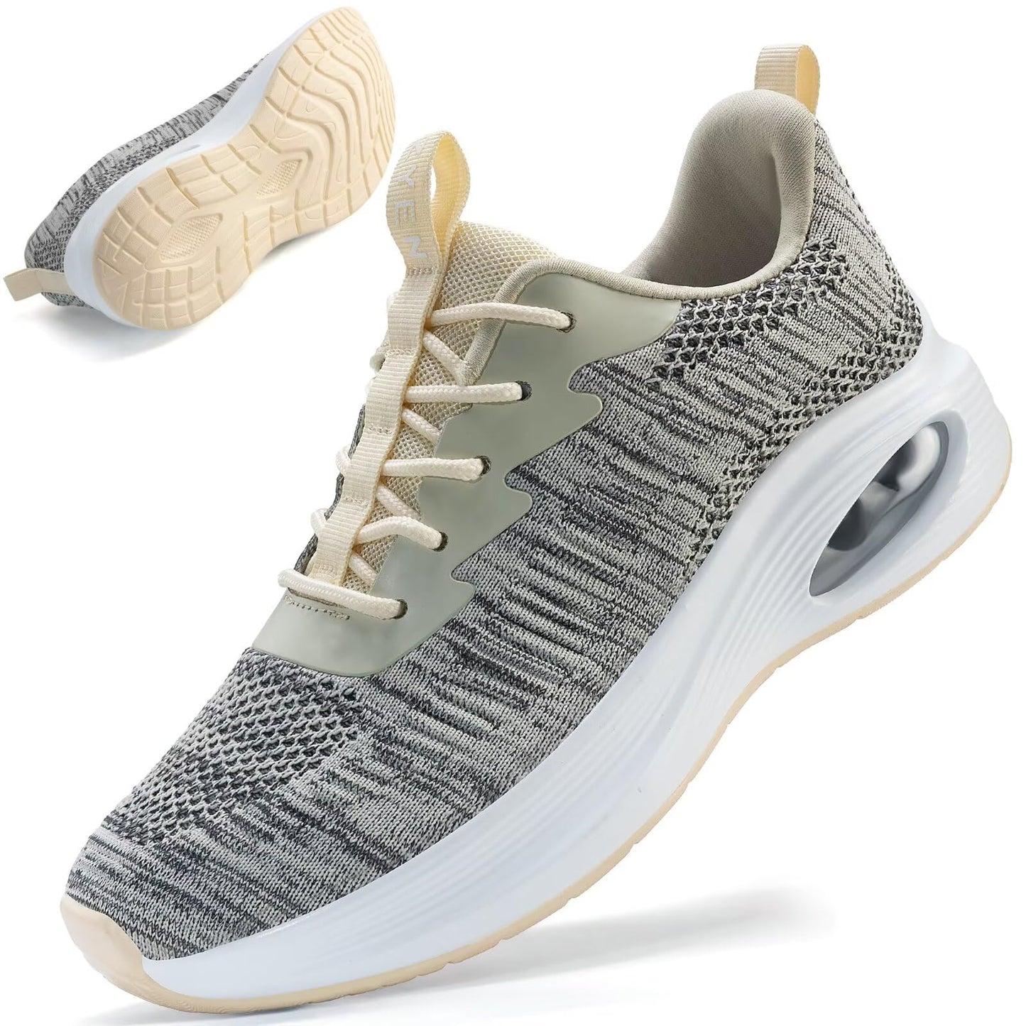 Wide Toe Box Shoes Women Air Cushion Road Running Shoes Extra Wide Width Sneakers