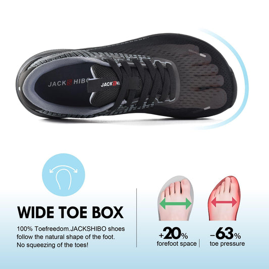 Wide Toe Box Shoes for Men Arch Support Shoes