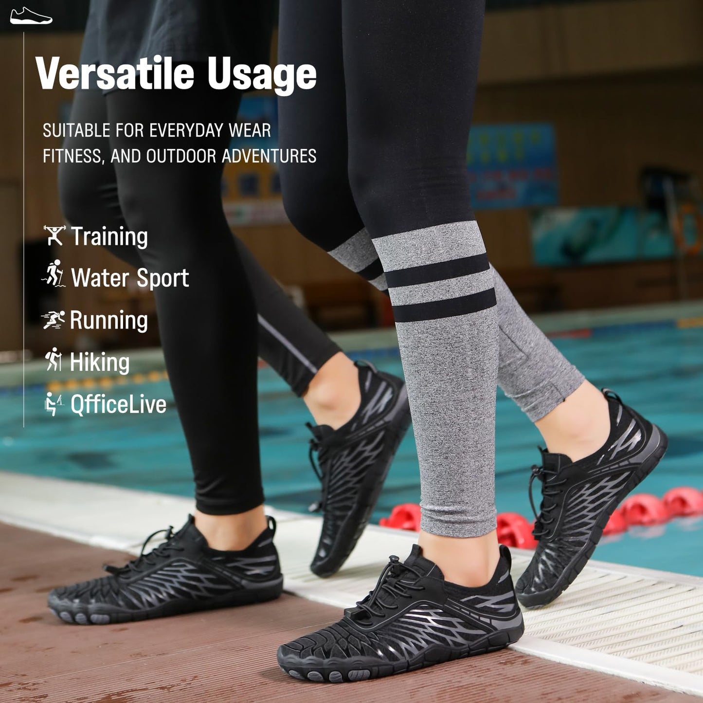 New Barefoot Shoes for Women Mens,Comfortable & Non-Slip Barefoot Vitality Shoe Women's Athletic Footwear,Wide Toe Box Water Shoe for Women Men