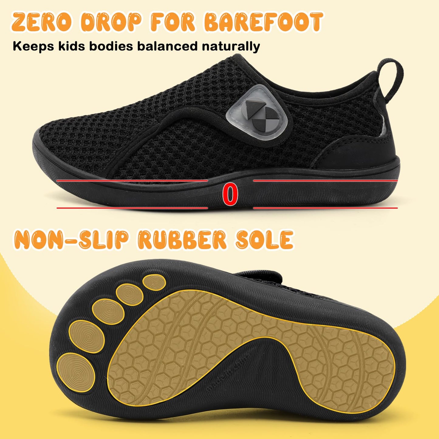 Toddler Shoes Boys Girls Wide Barefoot Shoes