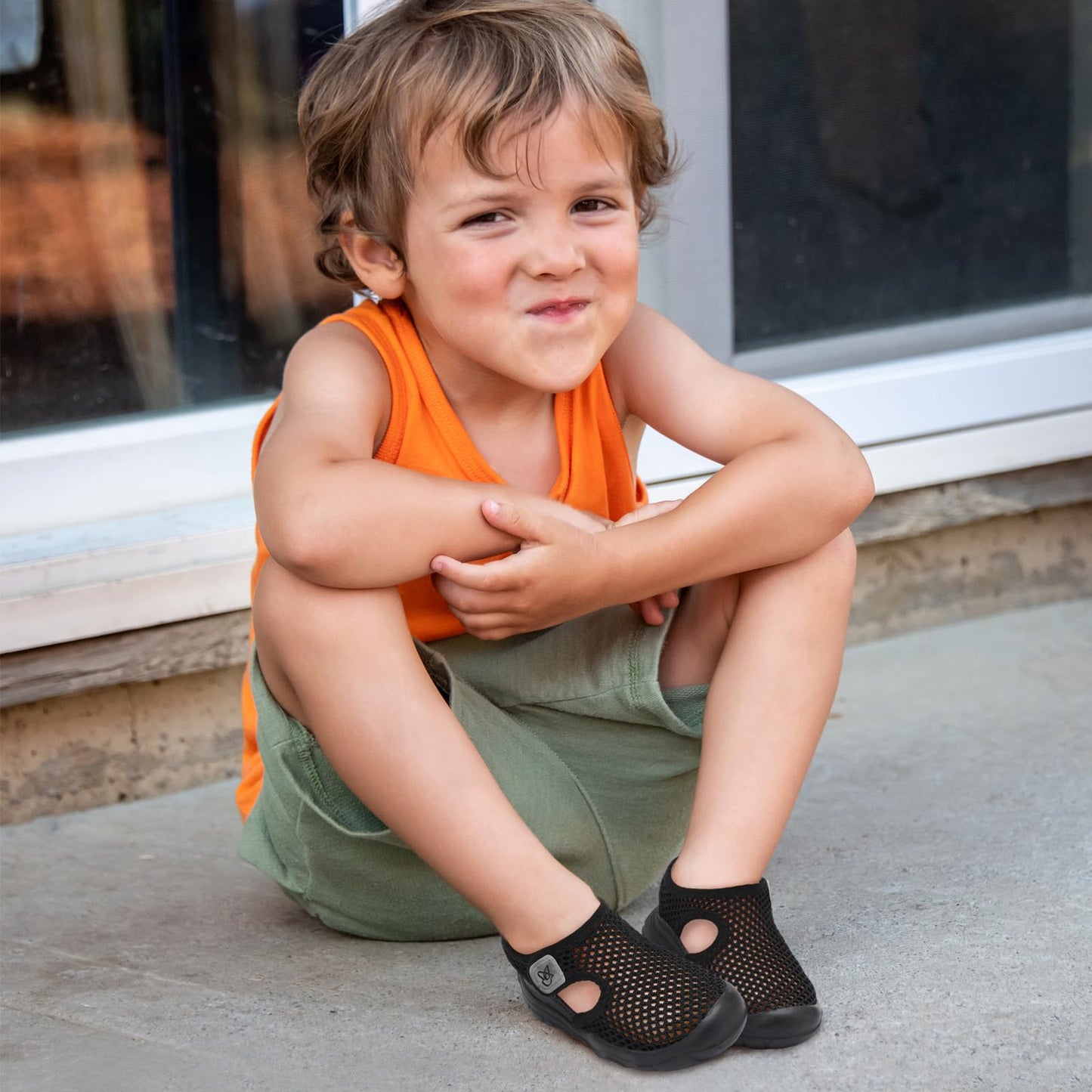 Toddler Sandals Boys Girls Wide Sandals Kids Water Sandal Shoes Lightweight Barefoot Summer Shoes for Beach Swim
