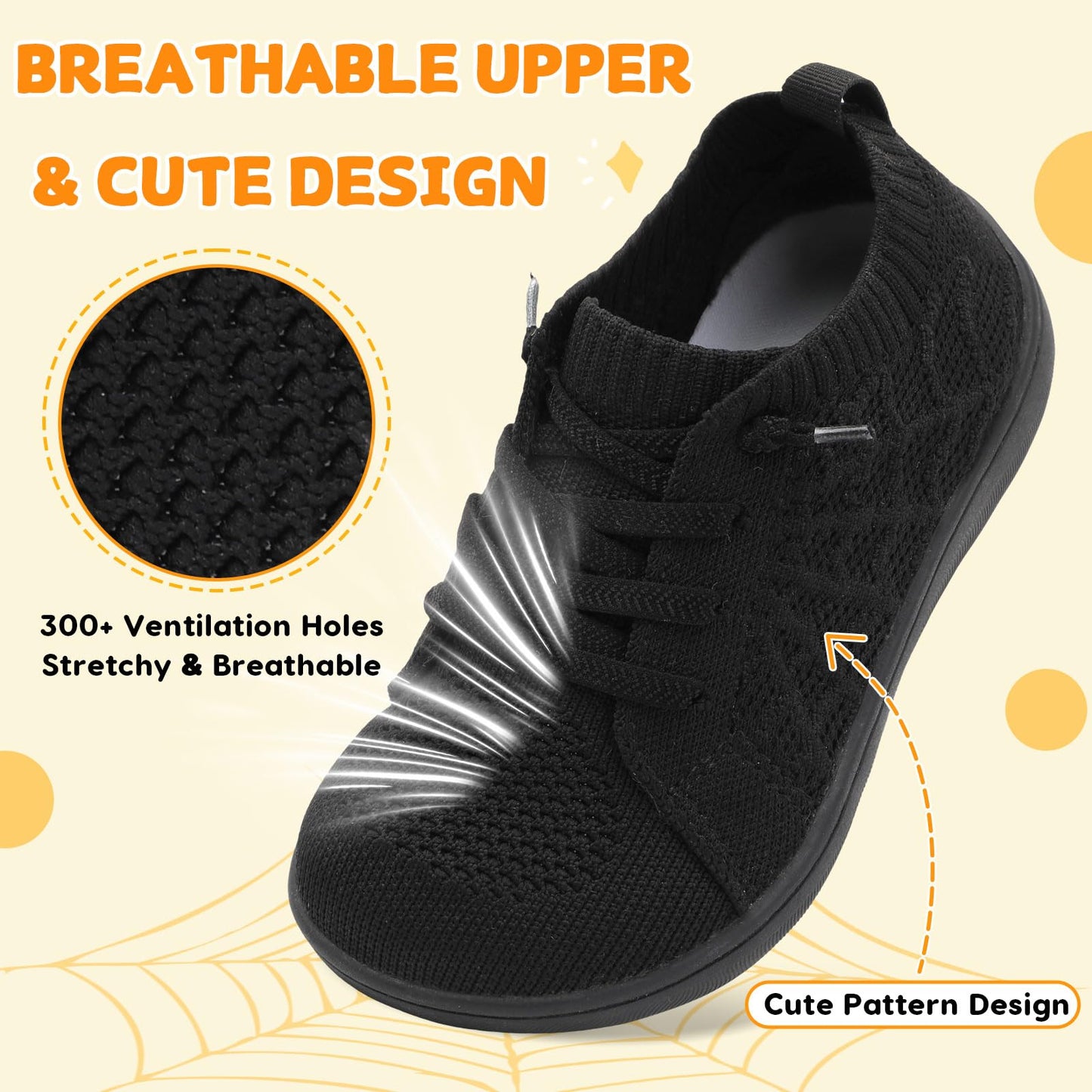 Toddler Shoes Girls Boys Wide Barefoot Shoes