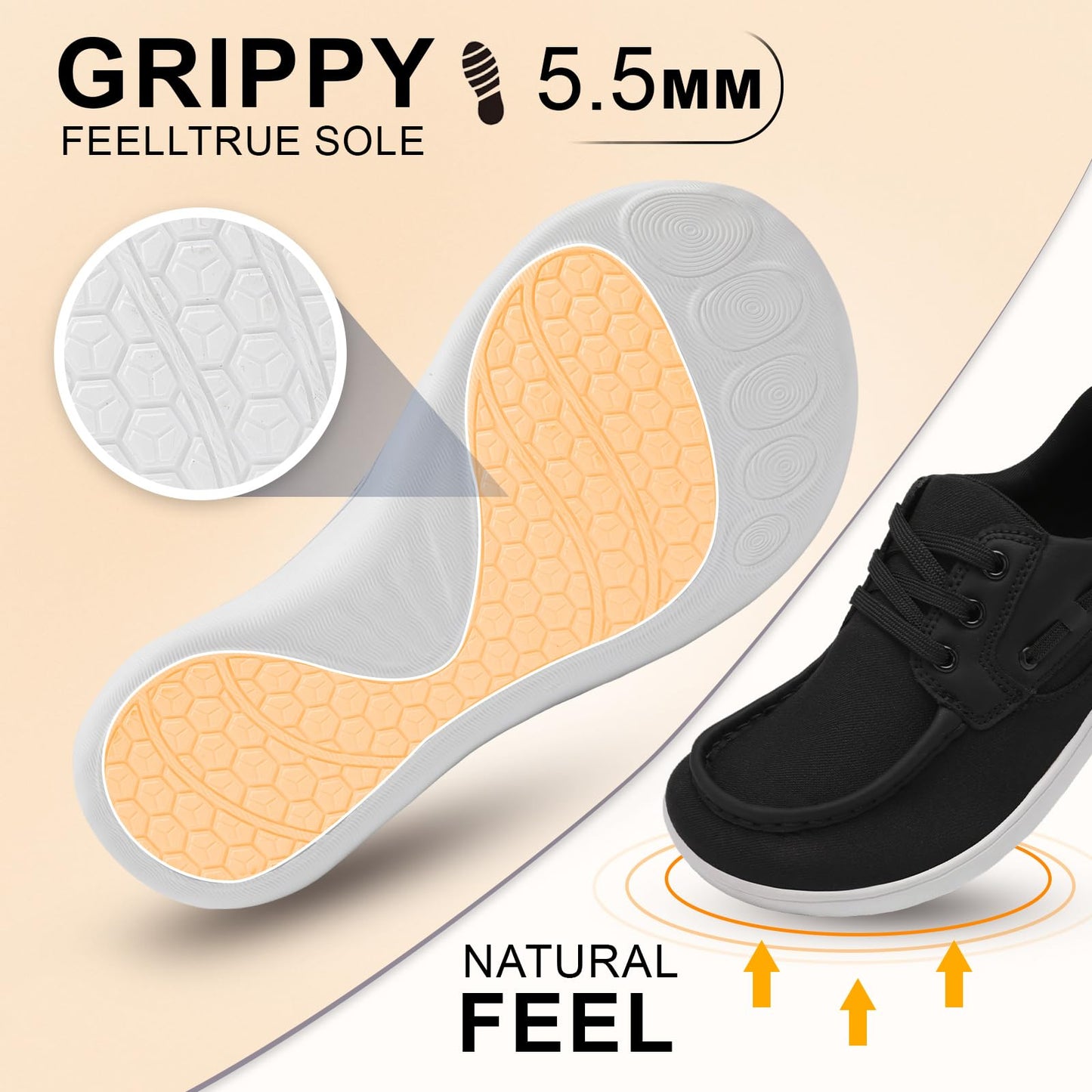 Womens Walking Shoes Barefoot Running Shoes Wide Toe Zero Drop Tennis Sneakers