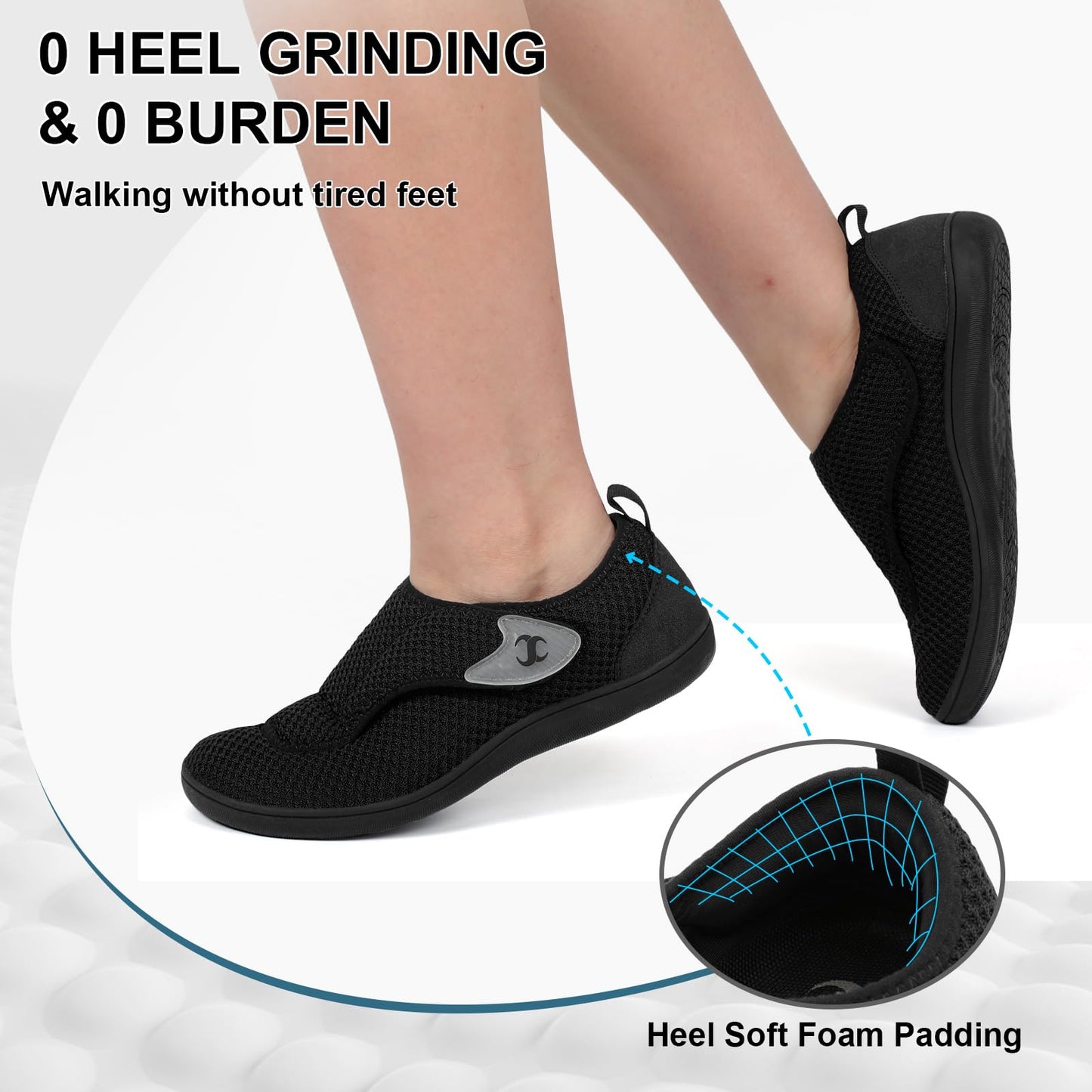 Womens Walking Shoes Comfortable Wide Diabetic Shoes