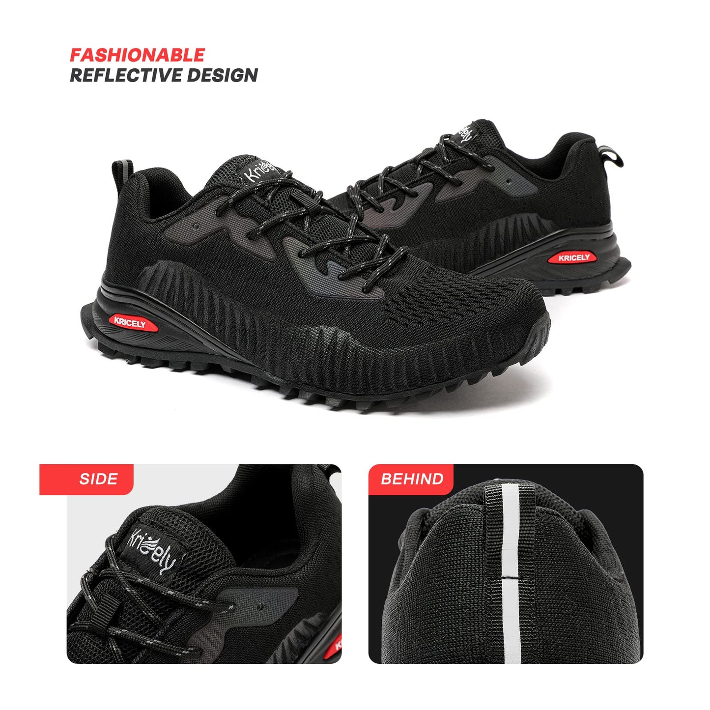 Men's Trail Running Shoes Fashion Walking Hiking Sneakers for Men Tennis