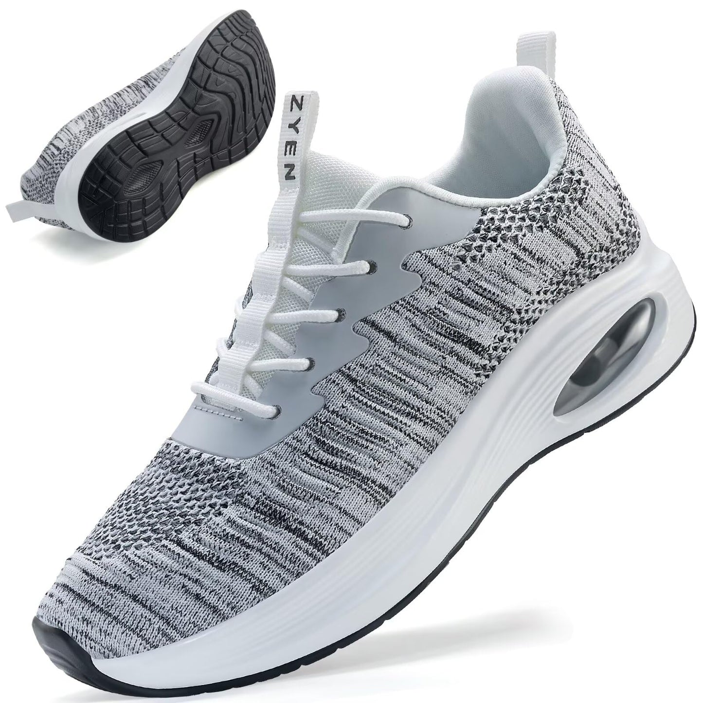 Wide Toe Box Shoes Women Air Cushion Road Running Shoes Extra Wide Width Sneakers
