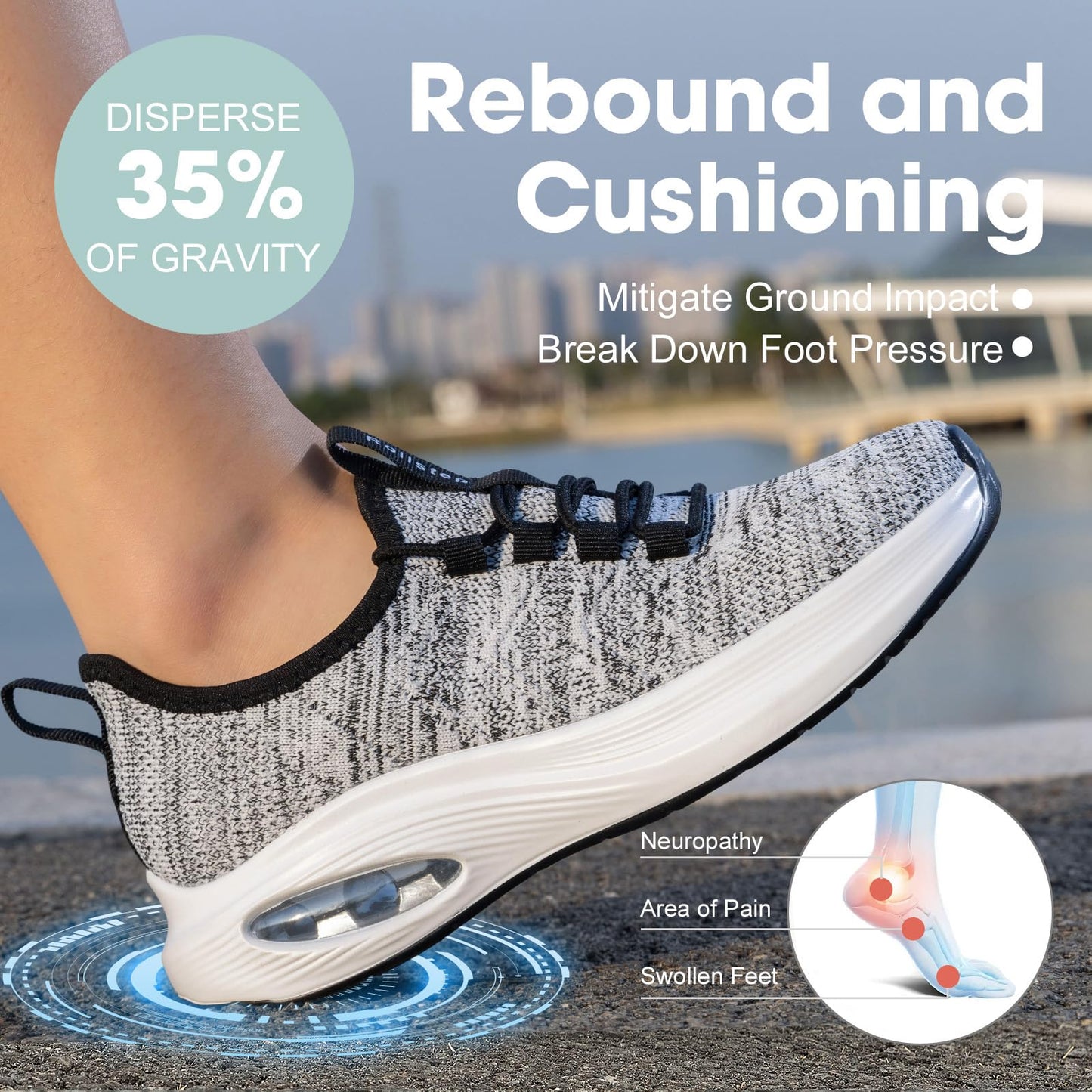 Wide Toe Box Shoes Women Extra Wide Width Sneakers