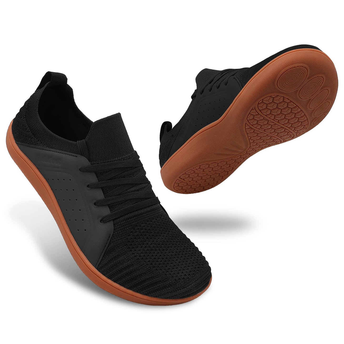 relxfeet Men's Barefoot Shoes Minimalist Cross-Trainer Shoes Wide Toe Walking Shoes