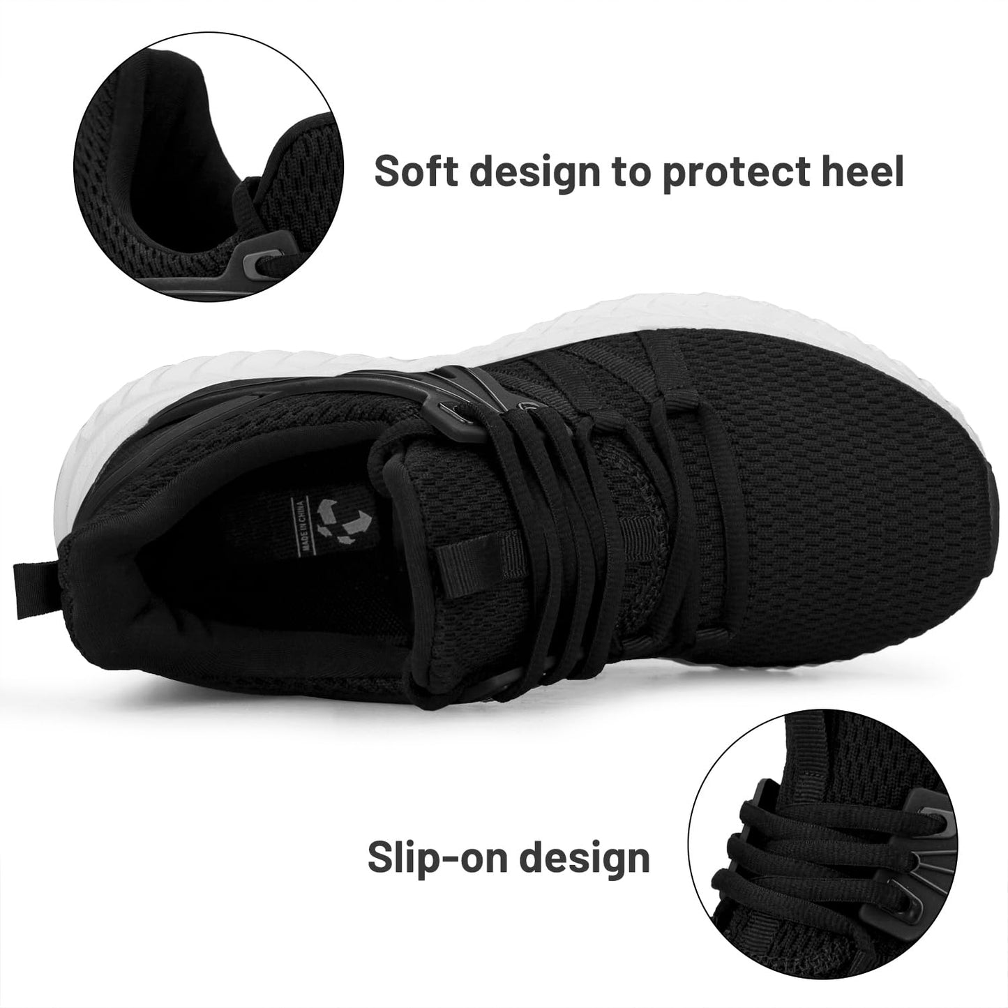 Womens Slip On Sneakers Women Walking Tennis Shoes