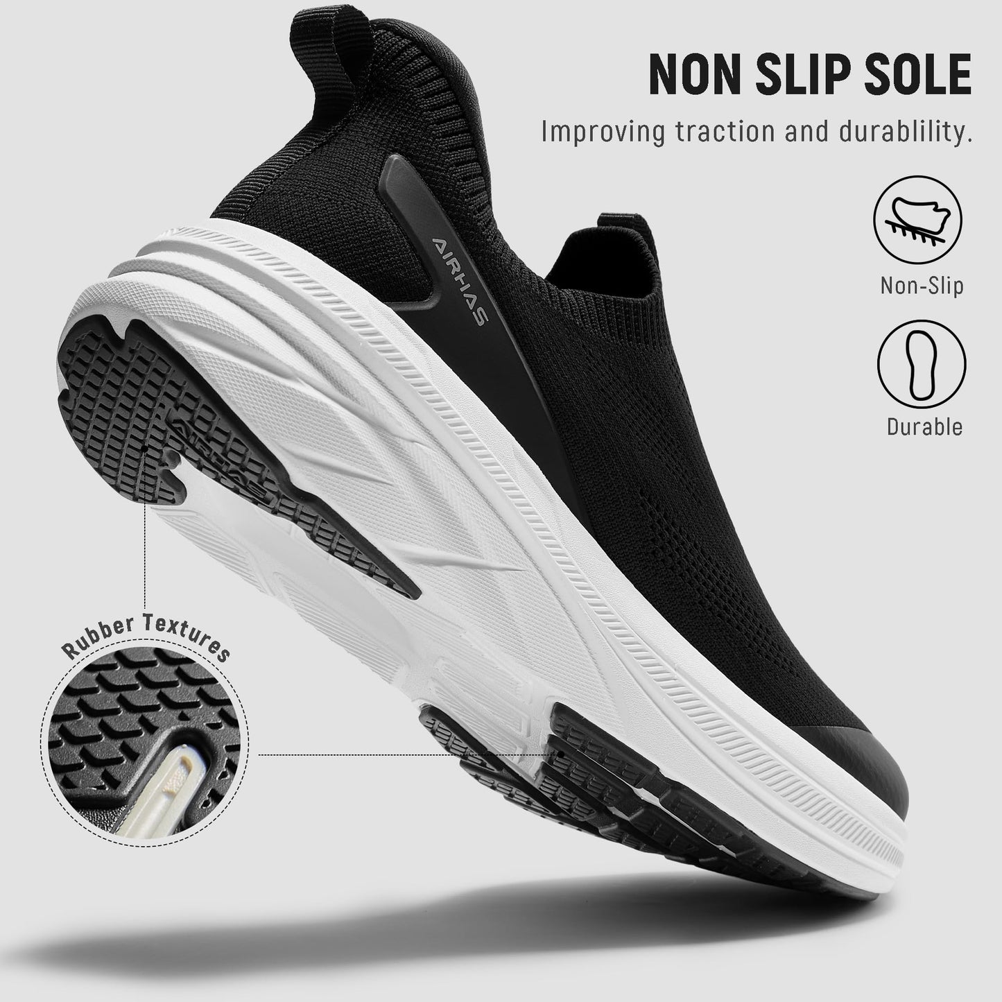 Wide Toe Box Walking Shoes Slip On Breathable Sneakers for Women