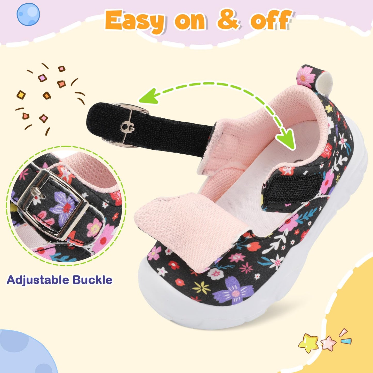 Toddler Shoes Girls Boys Wide Barefoot Shoes