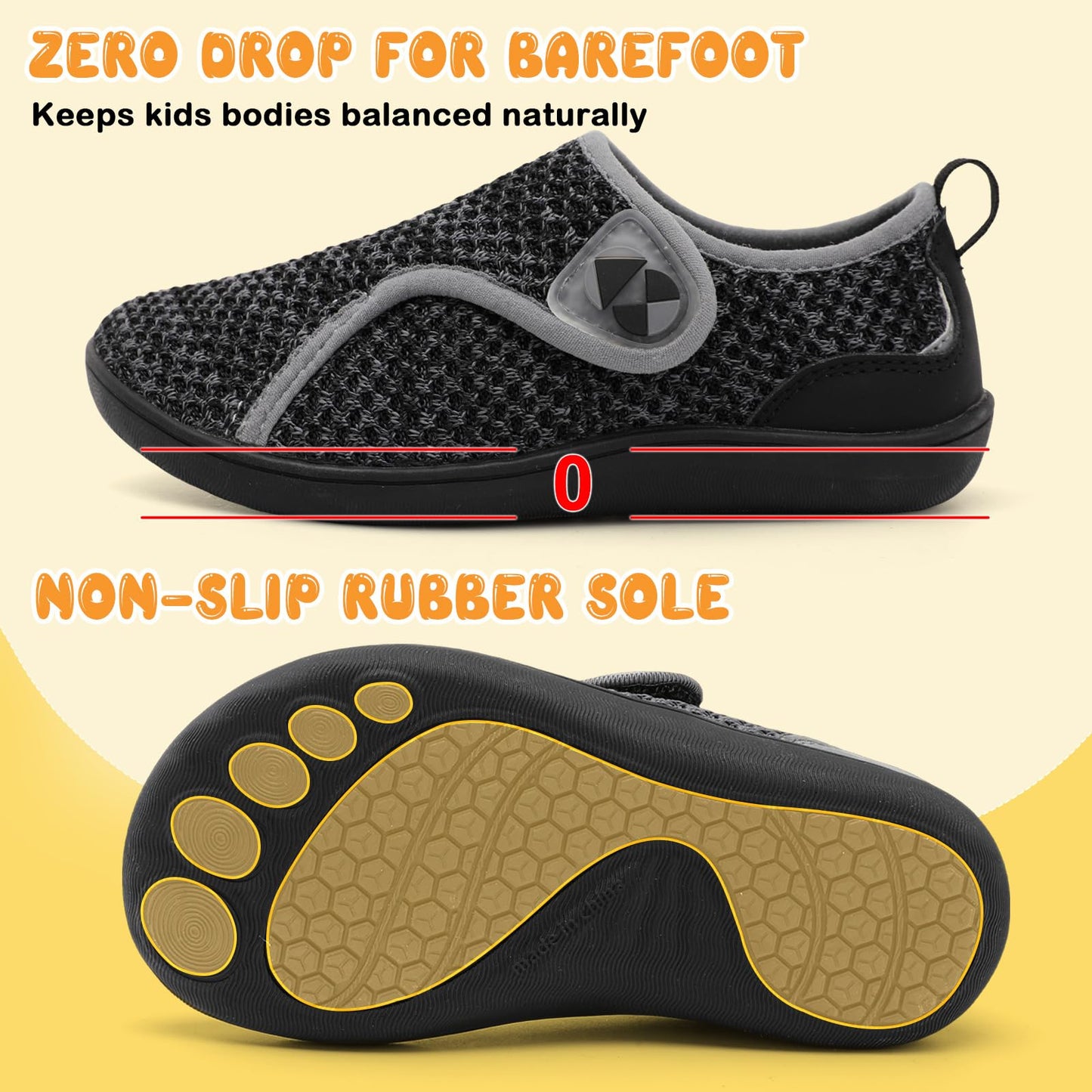 Toddler Shoes Boys Girls Wide Barefoot Shoes