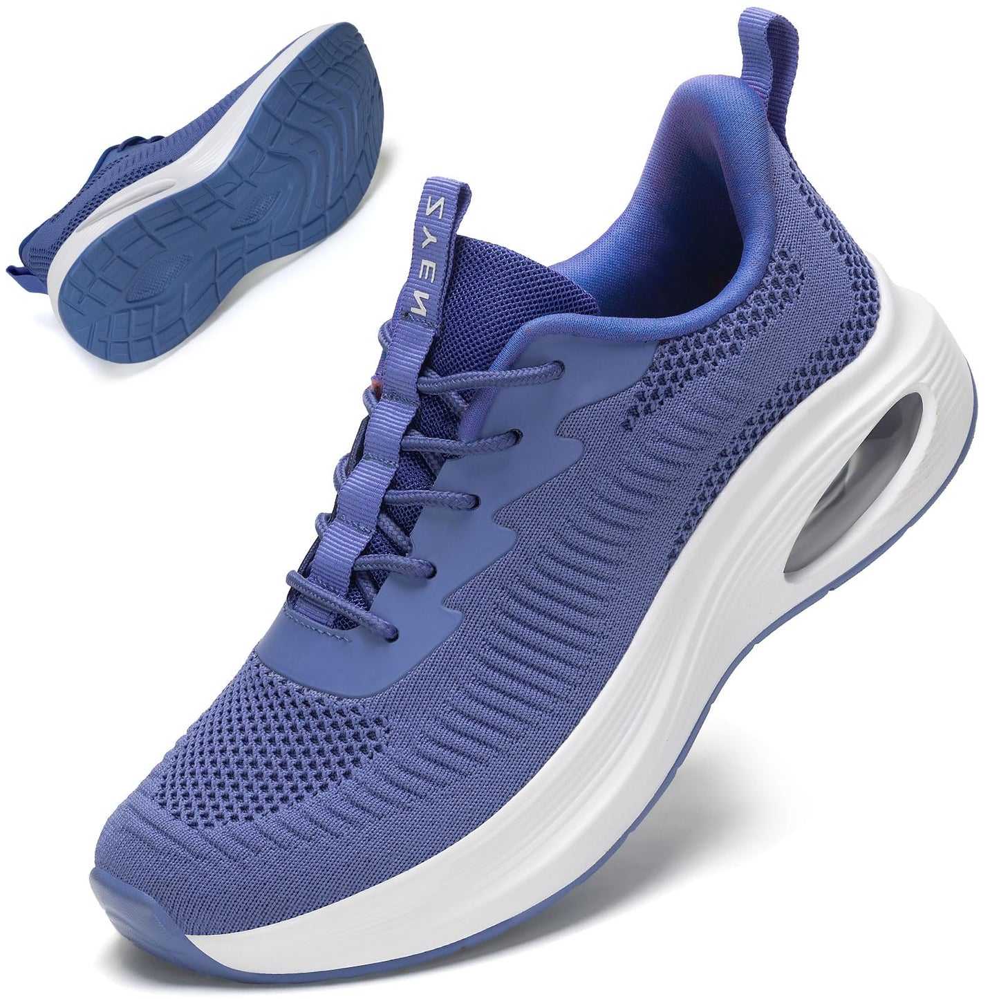 Wide Toe Box Shoes Women Air Cushion Road Running Shoes Extra Wide Width Sneakers