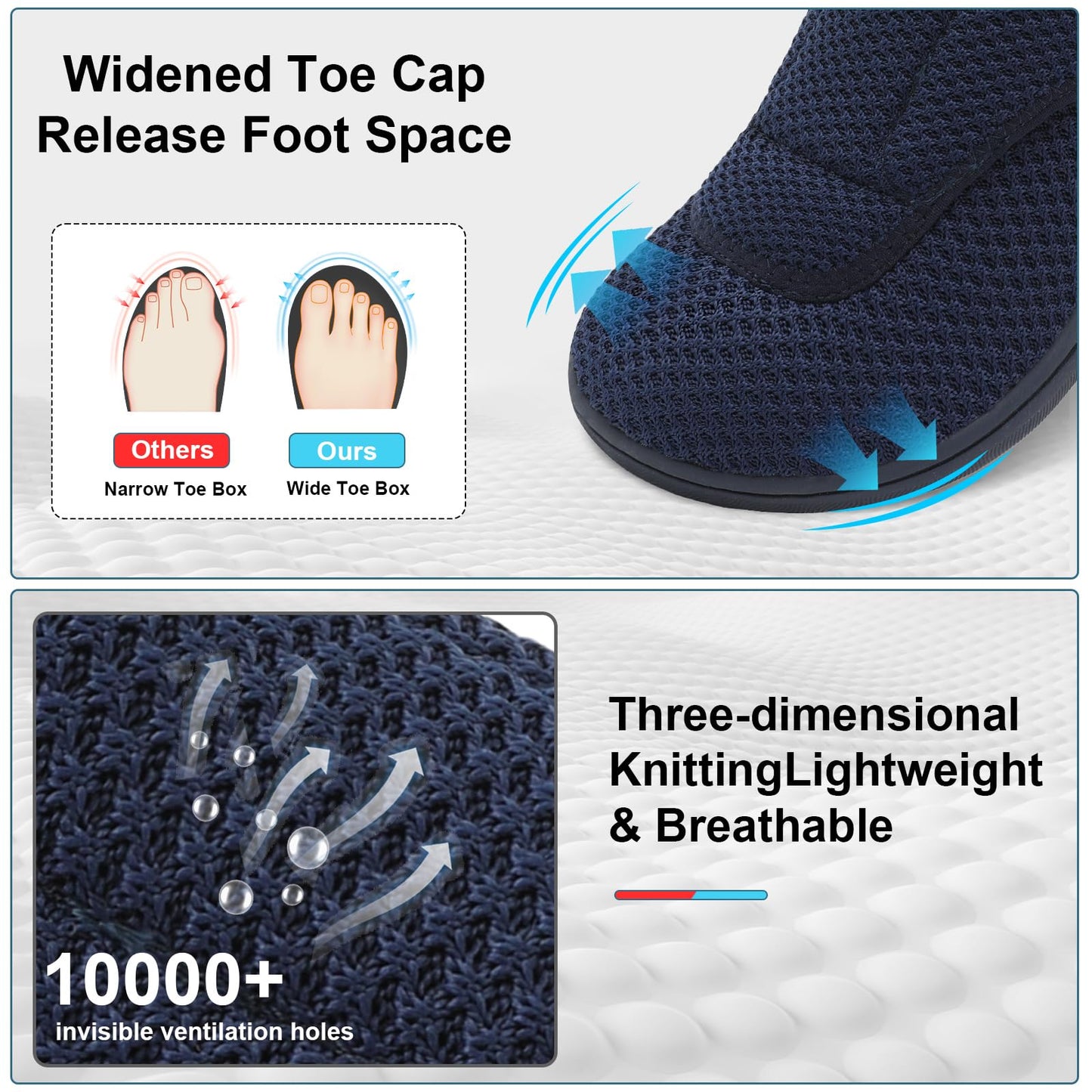 Womens Walking Shoes Comfortable Wide Diabetic Shoes