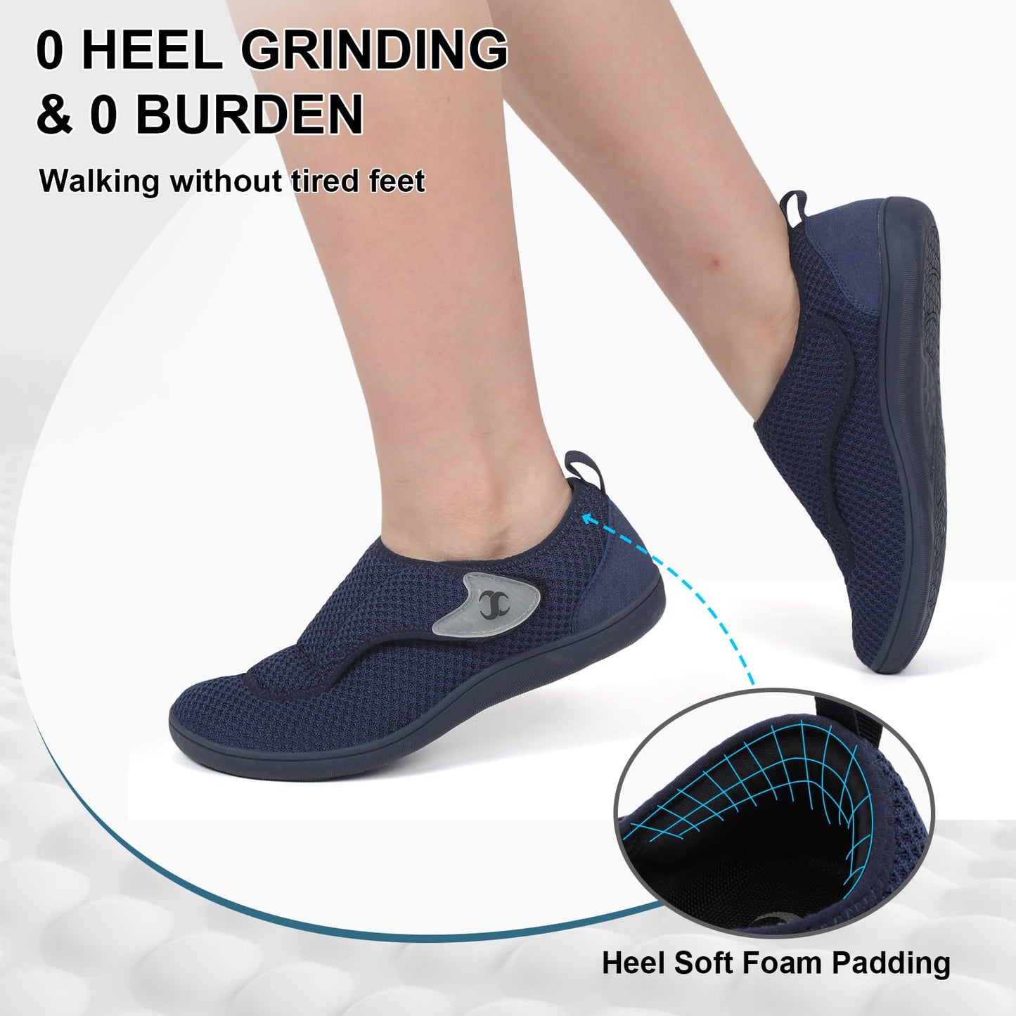Womens Walking Shoes Comfortable Wide Diabetic Shoes