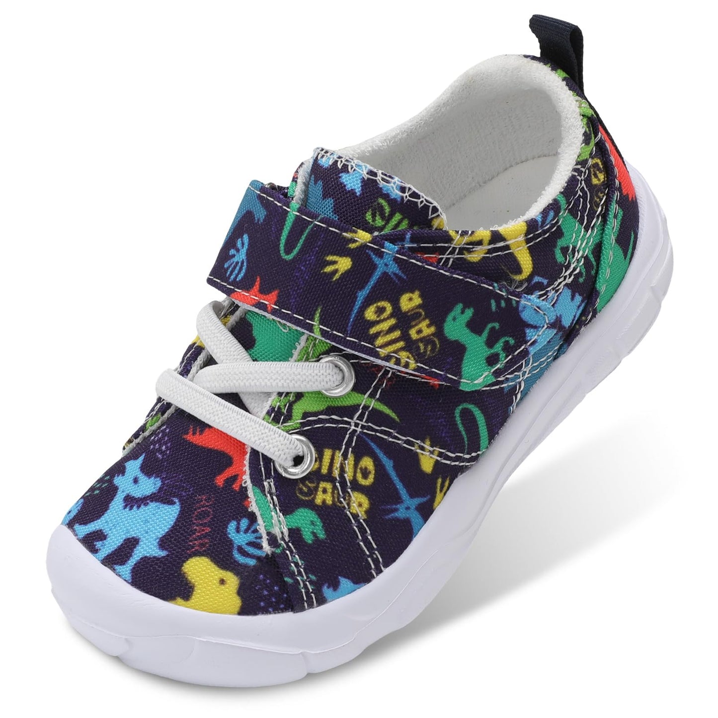 Kids Canvas Shoes Running Shoes for Girls Boys Wide Toe Box Barefoot Toddler Sneakers