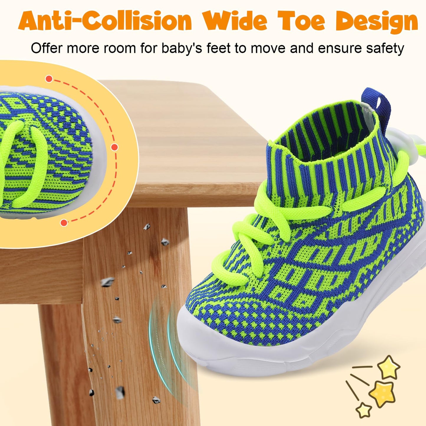 Toddler Shoes High Top Sneakers for Boys Girls Barefoot Wide Walking Tennis Shoes