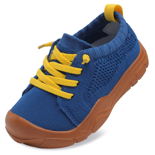 Toddler Shoes Girls Boys Wide Barefoot Shoes Kids Breathable Sneakers Slip on Tennis Shoe Lightweight Sneakers