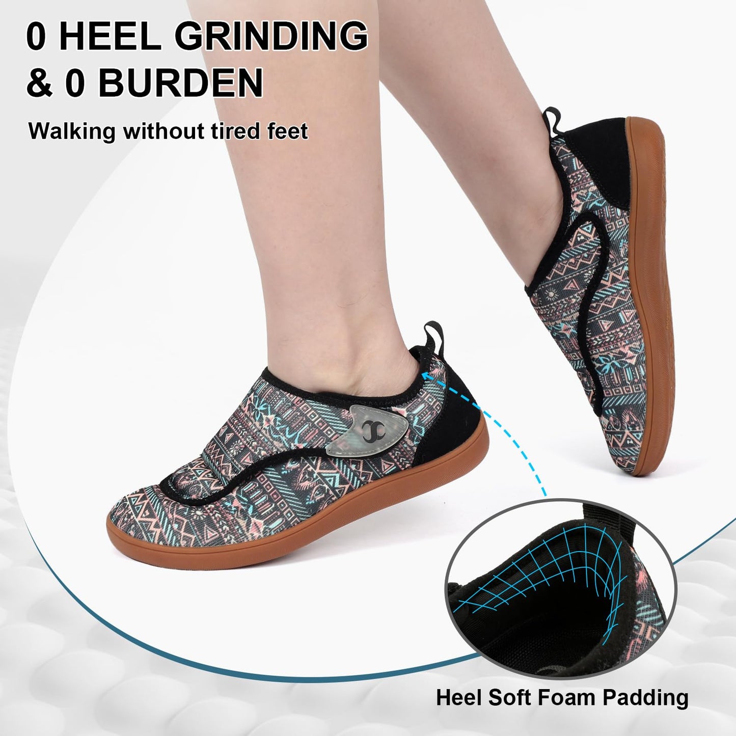 Womens Walking Shoes Comfortable Wide Diabetic Shoes