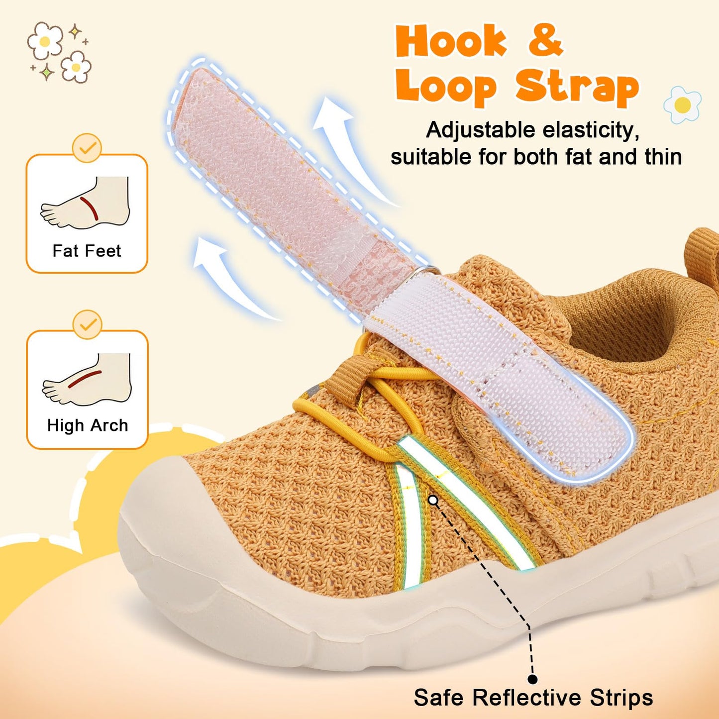 Toddler Sneakers Wide Toddler Shoes Boys Girls Tennis Shoes