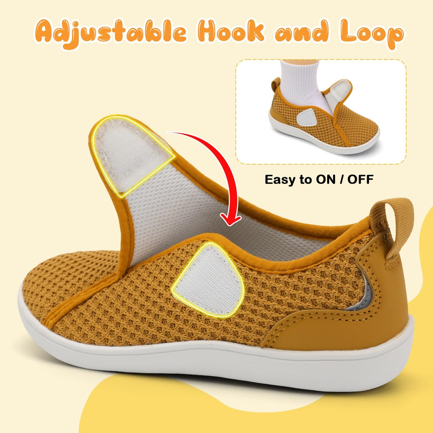 Toddler Shoes Boys Girls Wide Barefoot Shoes