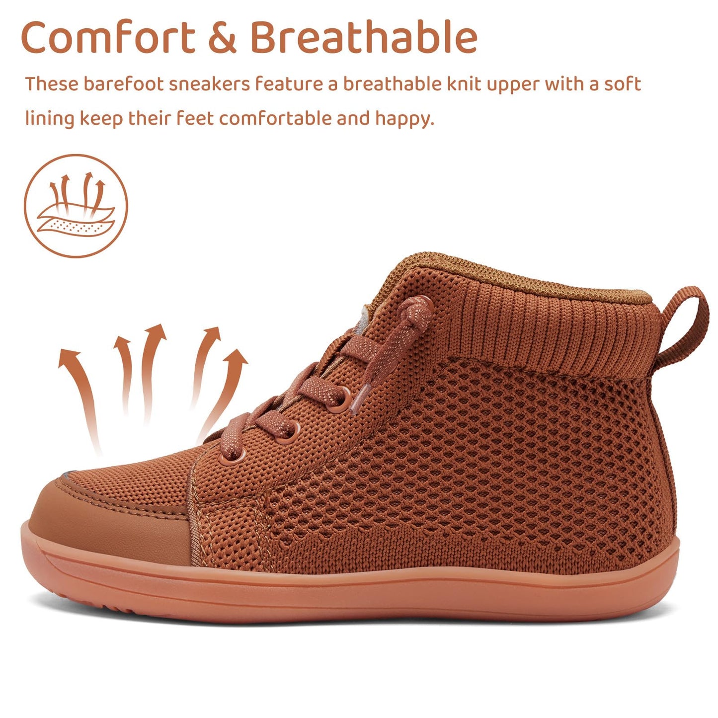 Toddler Little Kids Wide Barefoot Shoes Girls Boys Lightweight Boots