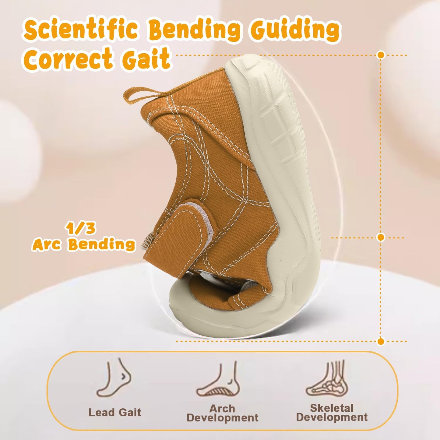 Kids Canvas Shoes Running Shoes for Girls Boys Wide Toe Box Barefoot Toddler Sneakers