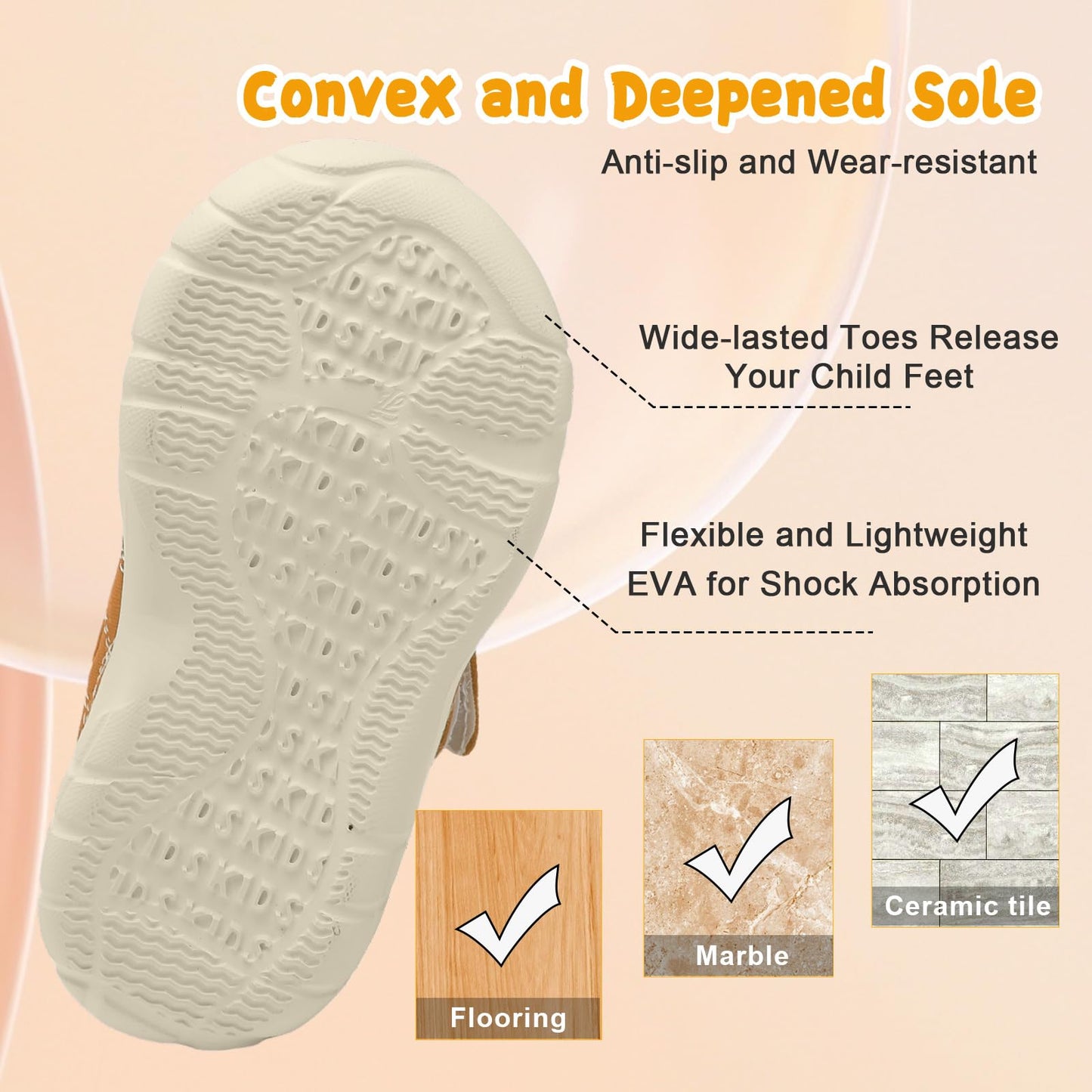 Kids Canvas Shoes Running Shoes for Girls Boys Wide Toe Box Barefoot Toddler Sneakers