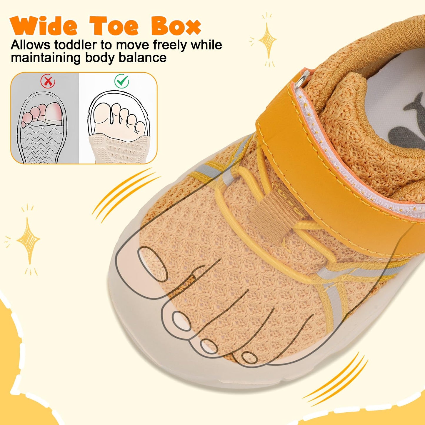 Toddler Sneakers Wide Toddler Shoes Boys Girls Tennis Shoes