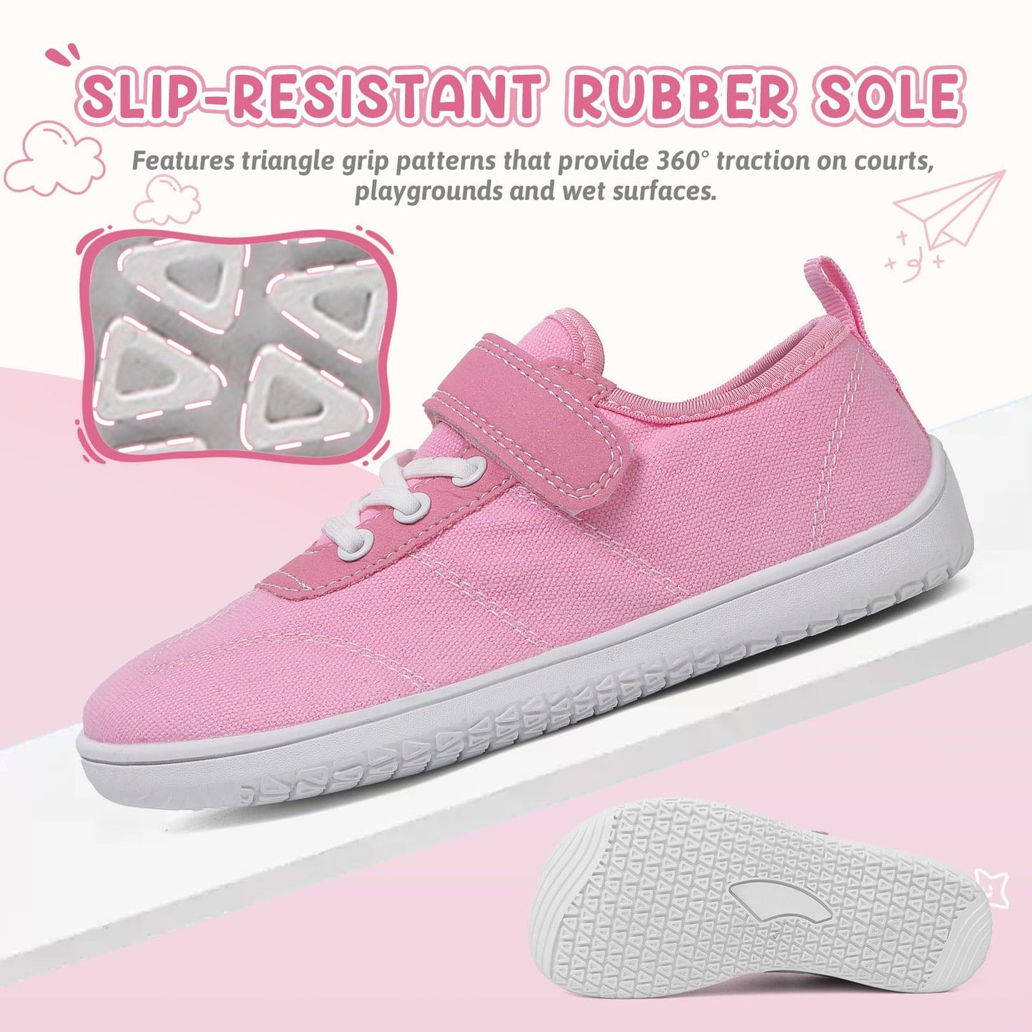 Kids Wide Toe Box Barefoot Shoes