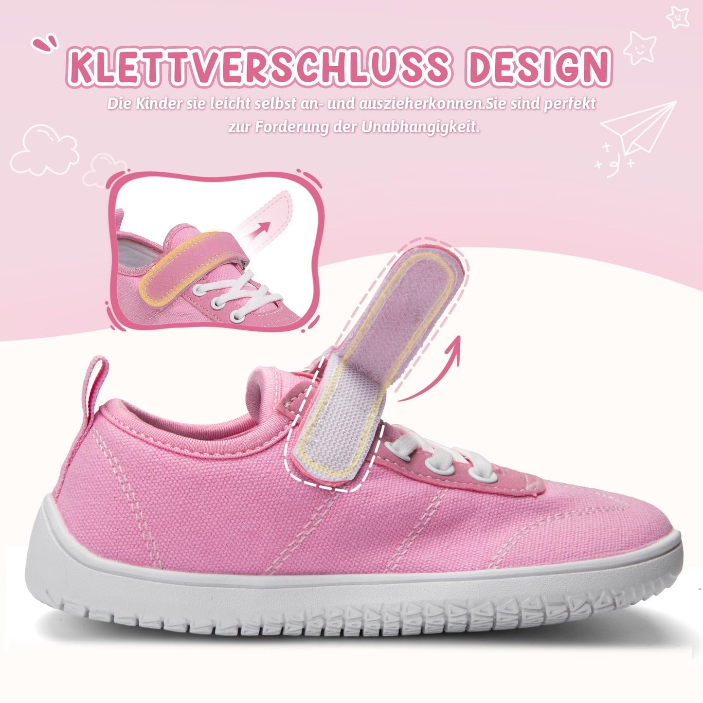 Kids Wide Toe Box Barefoot Shoes