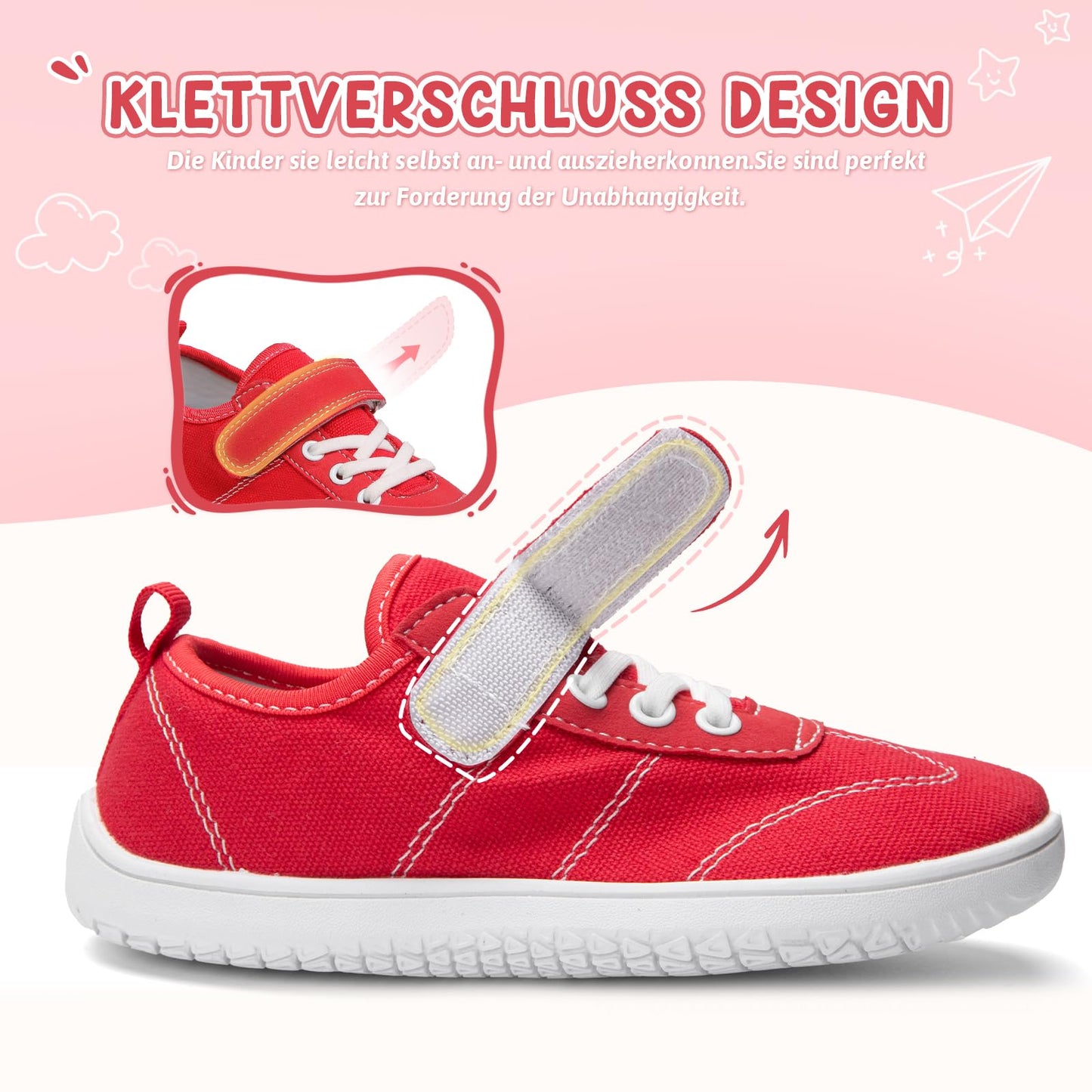 Kids Wide Toe Box Barefoot Shoes