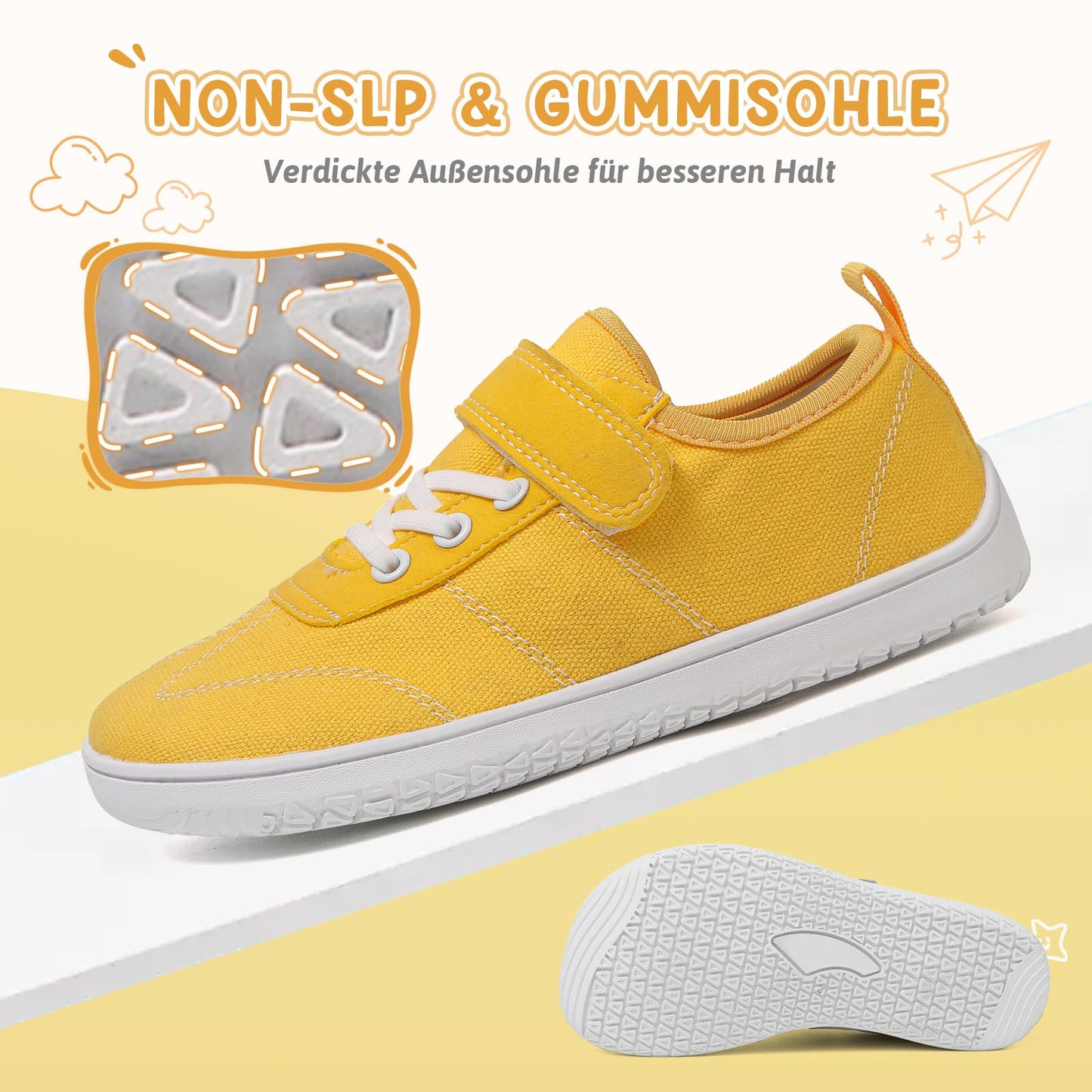 Kids Wide Toe Box Barefoot Shoes