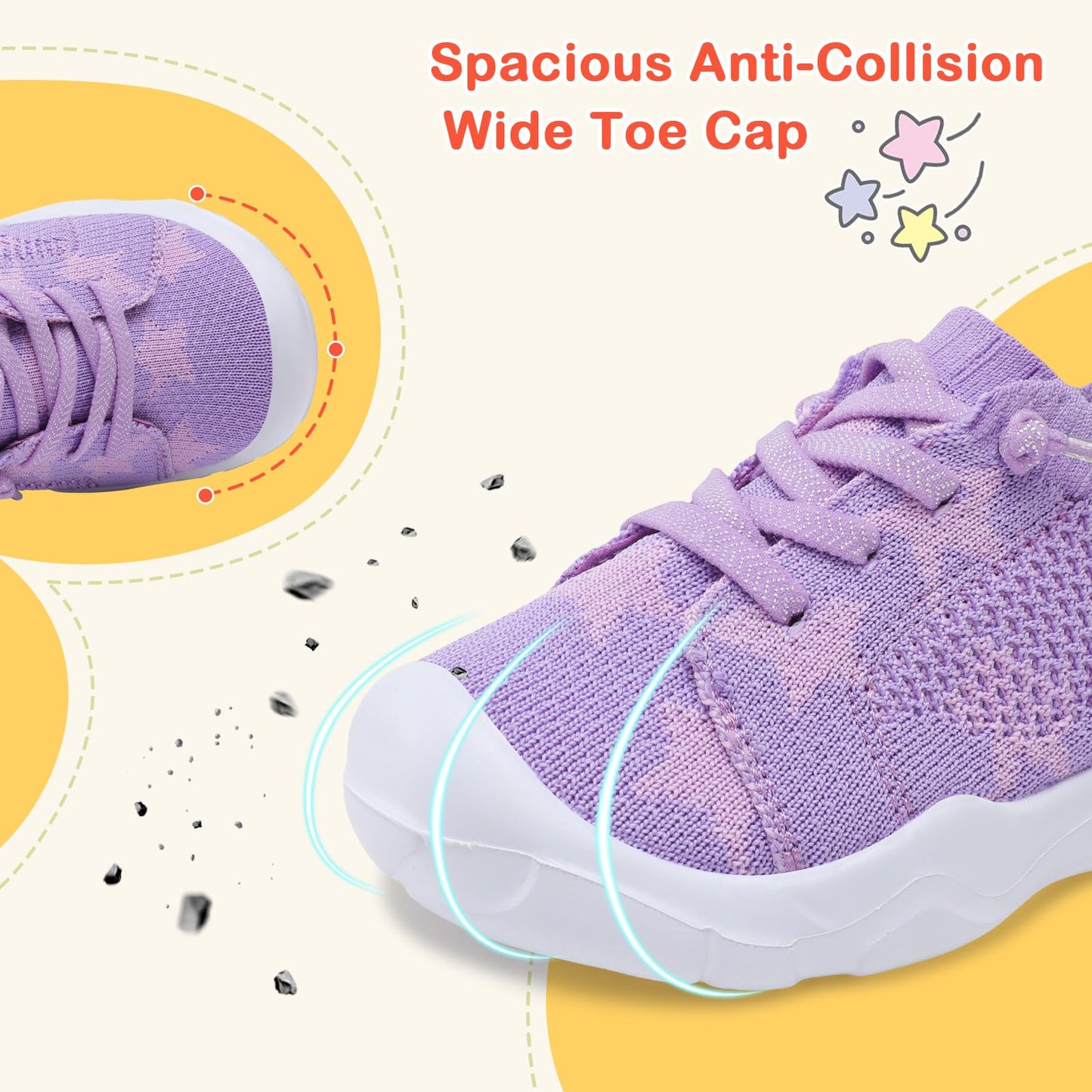 Toddler Shoes Boys Girls Barefoot Shoes Kids Breathable Sneakers